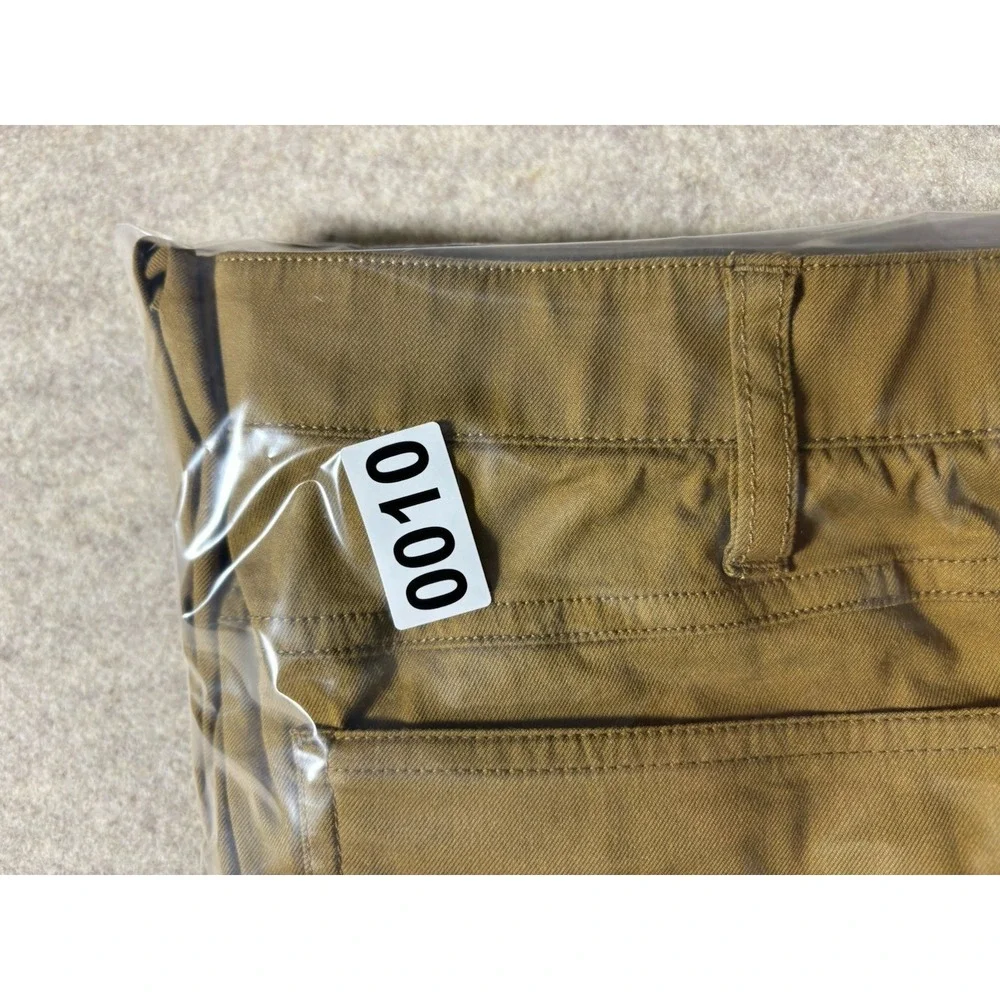 Orvis Tech Chino Pants Mens 36x32 Tan Water Repellent Stretch 5 Pocket